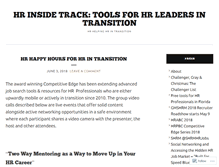 Tablet Screenshot of hrinsidetrack.com